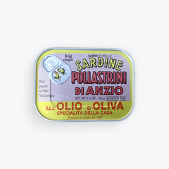 Pollastrini di Anzio Italian Sardines in olive oil